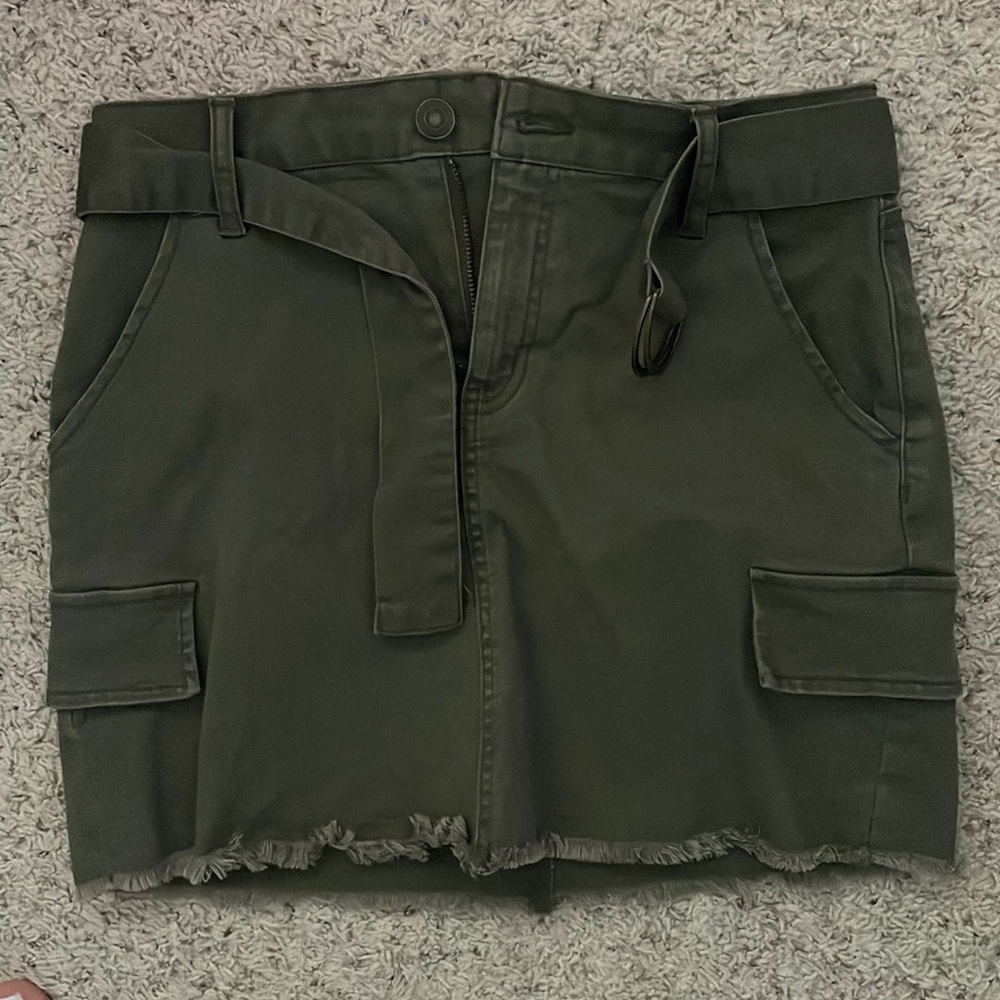 Green skirt